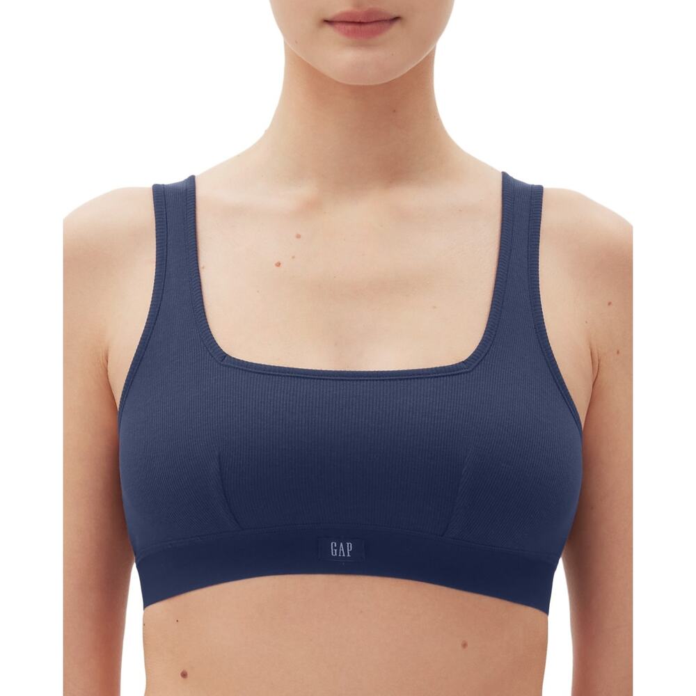GAP Women's Logo Comfort Bra Elysian Blue XS NWT